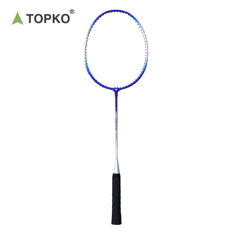 TOPKO Outdoor Backyard Games Iron Alloy Badminton Rackets Durable Light Weight Professional Badminton Thread Rackets