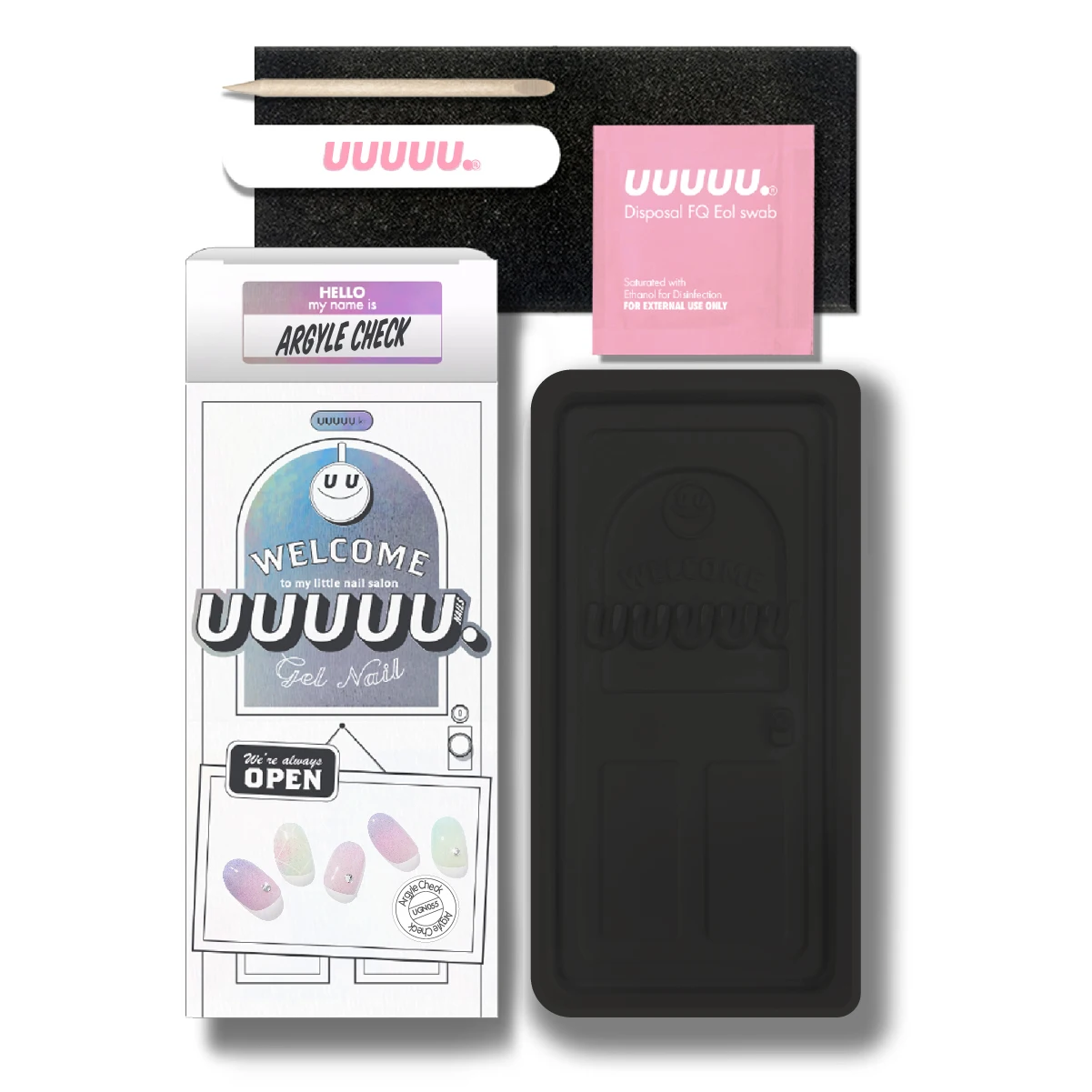 Korean 100% Real Salon Quality Press on gel nails Gel Nail sticker manicure Wholesale Certified