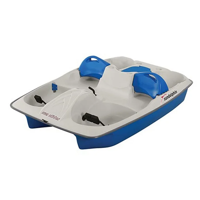 Fiberglass Two Riders Pedal Boat Sea Bikes Fishing Pedal Boat for sale