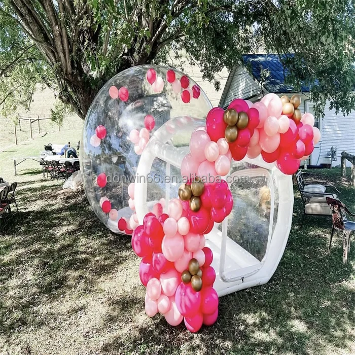 Customized Popular Balloon Starry Sky Inflatable Bubble House Outdoor Transparent Camping Water Proof Spherical Tent