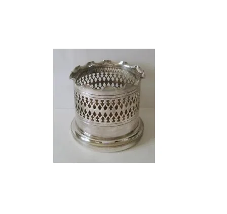 Stylish unique Aluminum Wine bottle coaster for cheap price And Aluminum Wine bottle Coaster Silver coaster holder Champagne