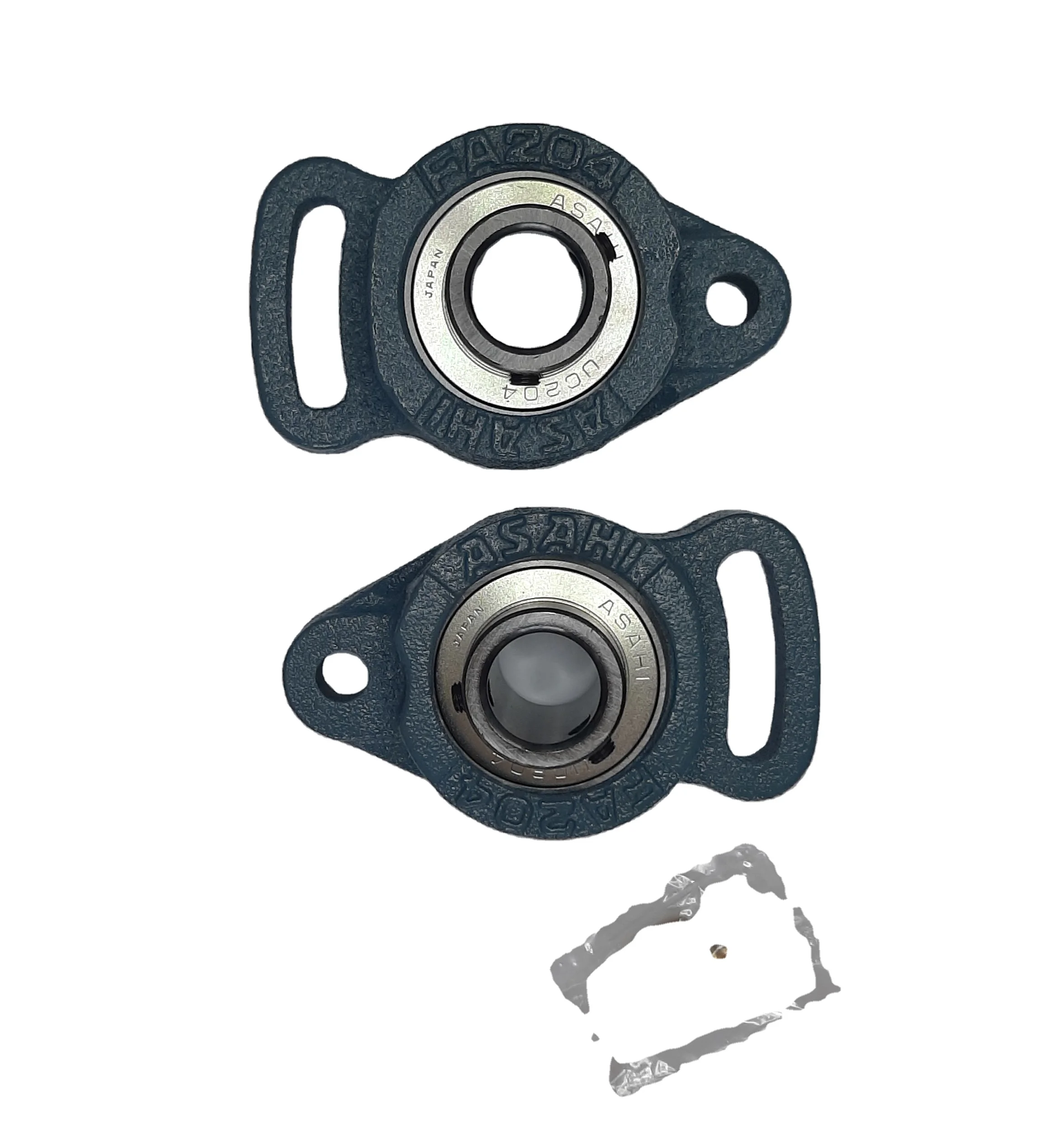Asahi UCFA 204 pillow block bearing - diamond flang mount bearing unit made of cast iron // 2 PIECES