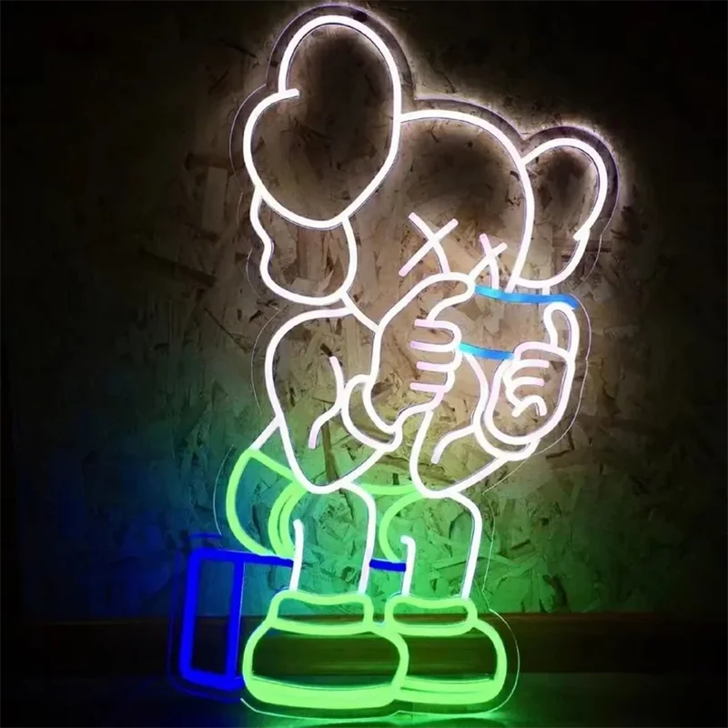 Most Popular Sailor Moon Guitar Neon Sign Angel Wings Neon Sign For Wall Bedroom