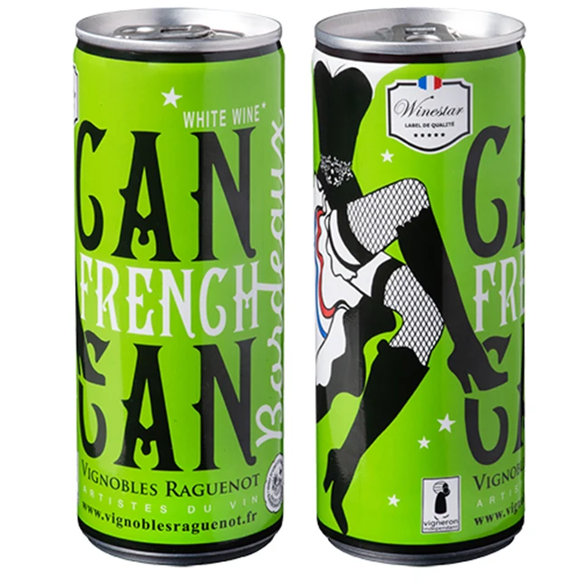 Французская банка белая vignibles Raguenot Премиум 25cl Бордо вино высокого качества мускадель Совиньон семийон упаковка для бутылок