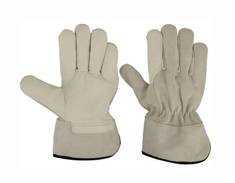 Cow Split Leather Welding Gloves Custom Made Your Own Design Leather Full Finger Best Design Welding Glovez In Multi Colors