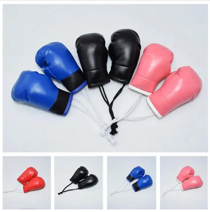 Promotional Custom Boxing Glove Keychain Light Mini Glove Keychain Customized Logo Print Mini Boxing Gloves Keychain