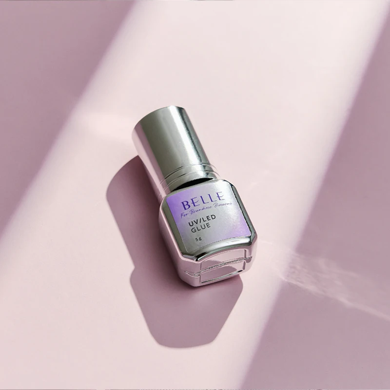 Клей BELLE UV/LED 5 г небольшое количество в циано латексе без глютена меньшее раздражение от 1 до 2 секунд 4-6