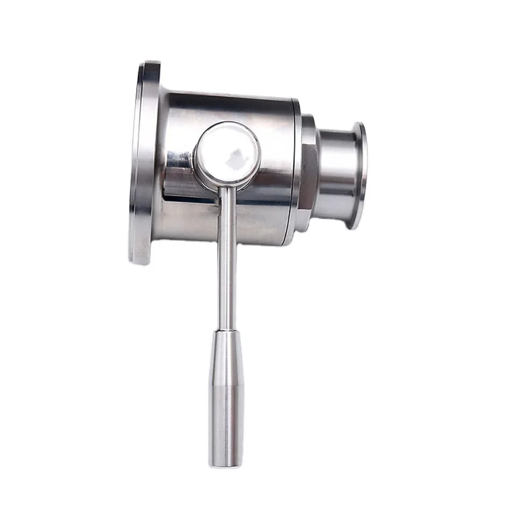 Hygienic DN100 Triclamp Tank Bottom Ball Valve