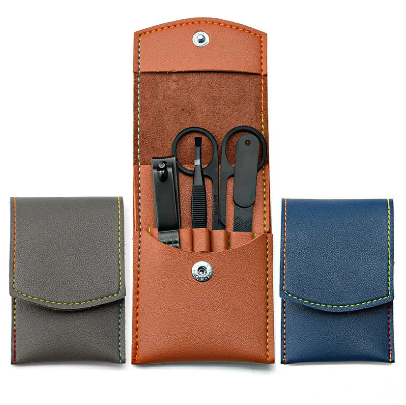 Wholesale 17pcs Red color manicure and pedicure kit professional manicure set nail care kit Made in Pakistan