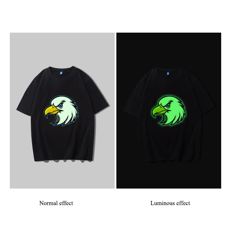 High Quality 30cm 60cm Glow In The Dark Dtf Film Textile Heat Transfer Printing Luminous Film