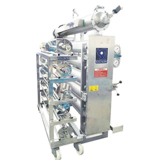 HTHP Horizontal Tubular Dyeing Machine With Double Stage Turbo Pump For Liquor Circulation (In-Out & Out-In) With Inverter Drive