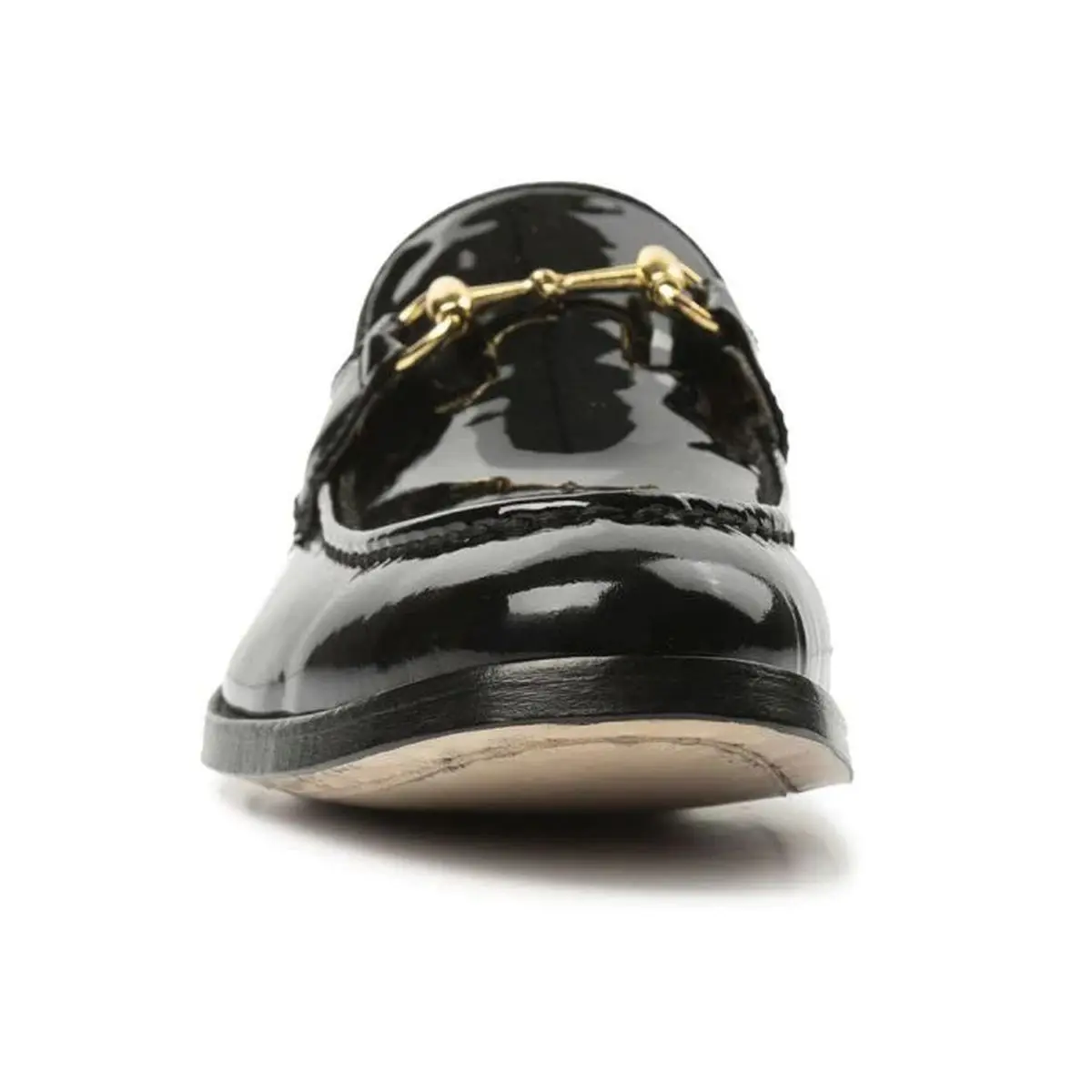 Wholesale Fashion Outdoor Loafers Genuine Leather Men Casual Shoes Dress Flat Patent Buckle Design Shoes