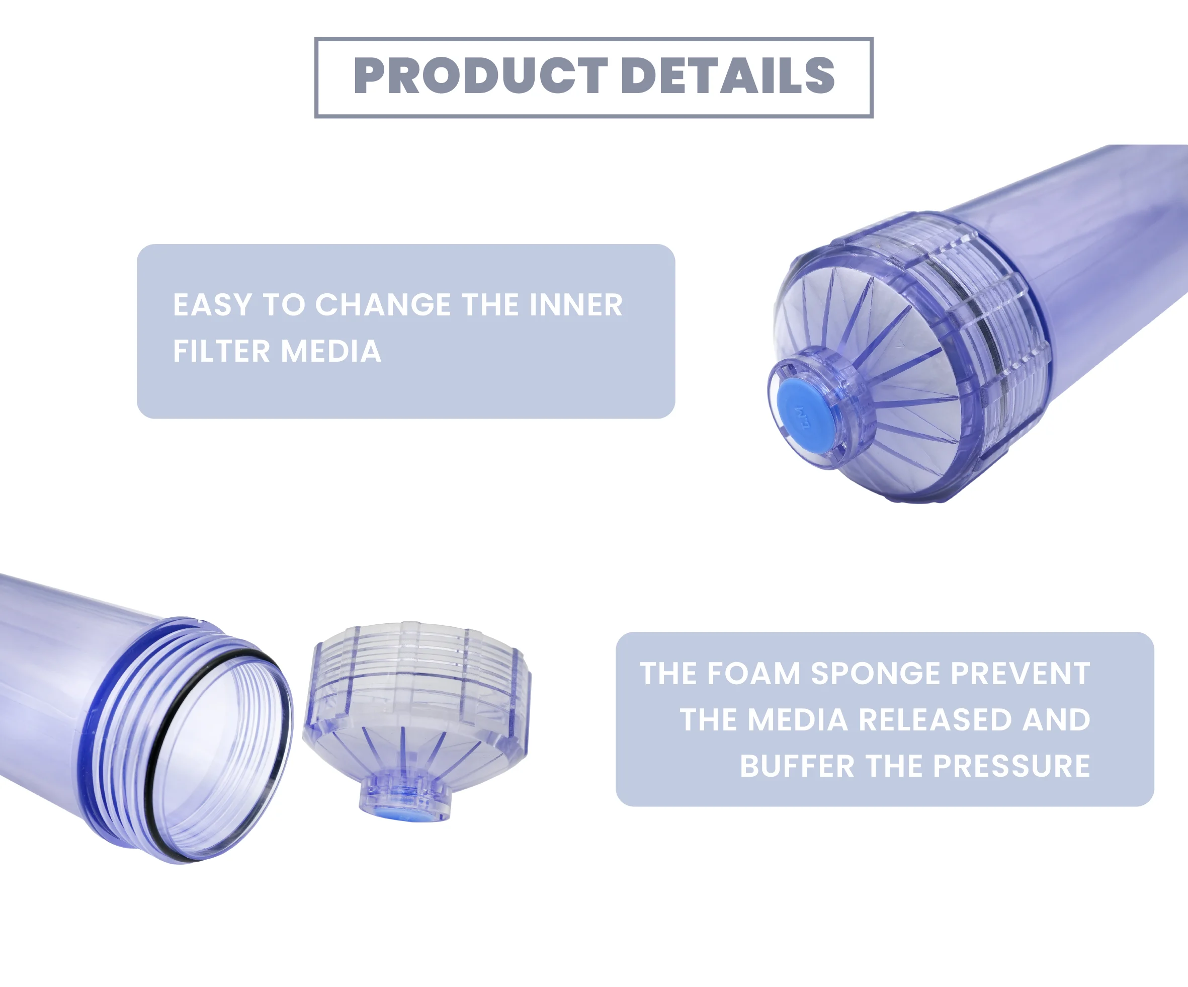 Inline Infrared Ray Filter Cartridge for Household Use