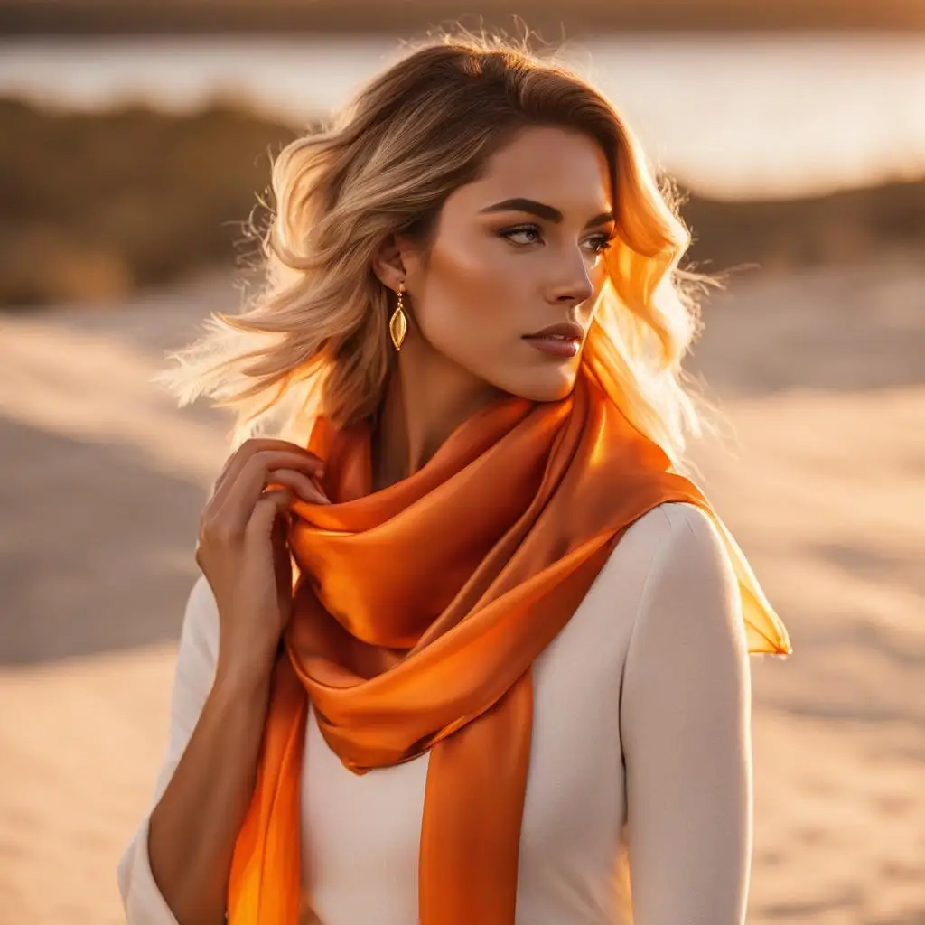 2023 Custom Digital Print Silk Twill Scarf Handmade New Design Shawl from India for Winter and Spring