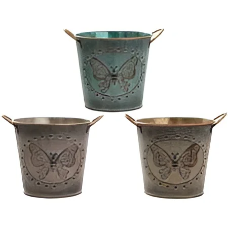 Iron Garden Planter With Different Sizes Galvanized Superior Quality Outdoor Planter At Reasonable Prices 2024