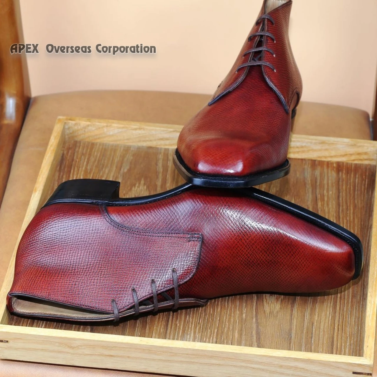 Real Cowhide Leather Two Shaded Waxed Men Shoes Customized Dress Shoes Genuine Women Loafers Cow Leather Shoes For Men