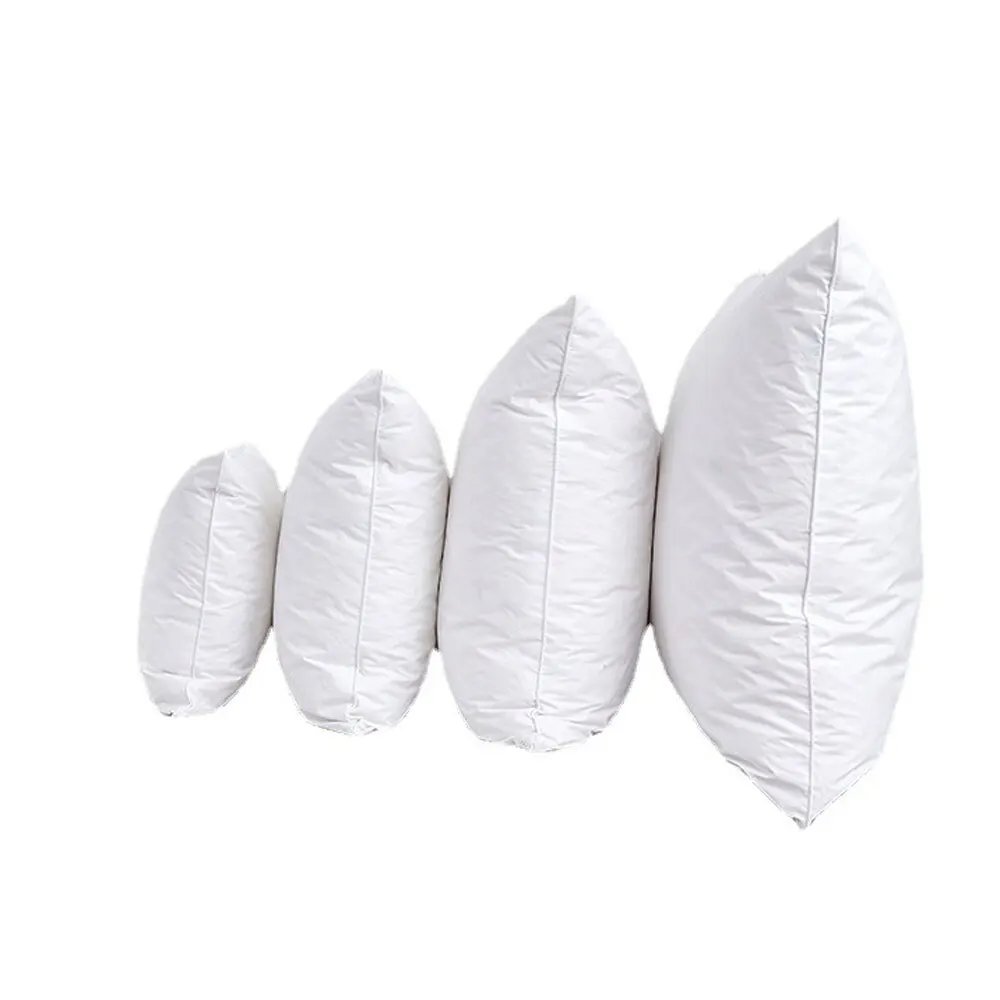 100% Goose Feather Stuffing Pillows Core Square Rectangular Down Pillow Sleeping Neck Protection Bed Pillow