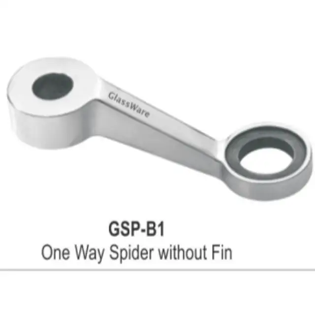 one Way Point Elevation Toughened Glass Spider Fitting Service Glass Frameless Spider Glazing Service