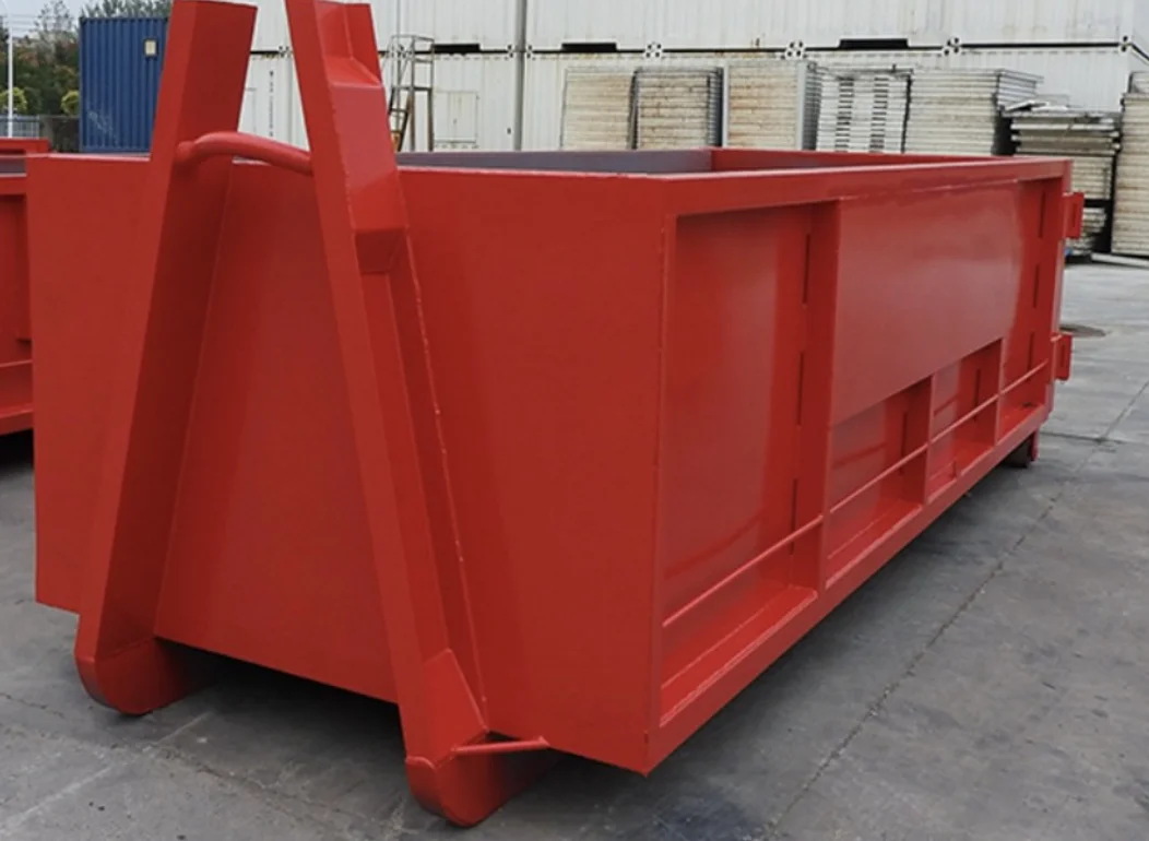 20 yard 16 cbm  hook lift bin Skip garbage sorting and recycling bin refuse classification  collector