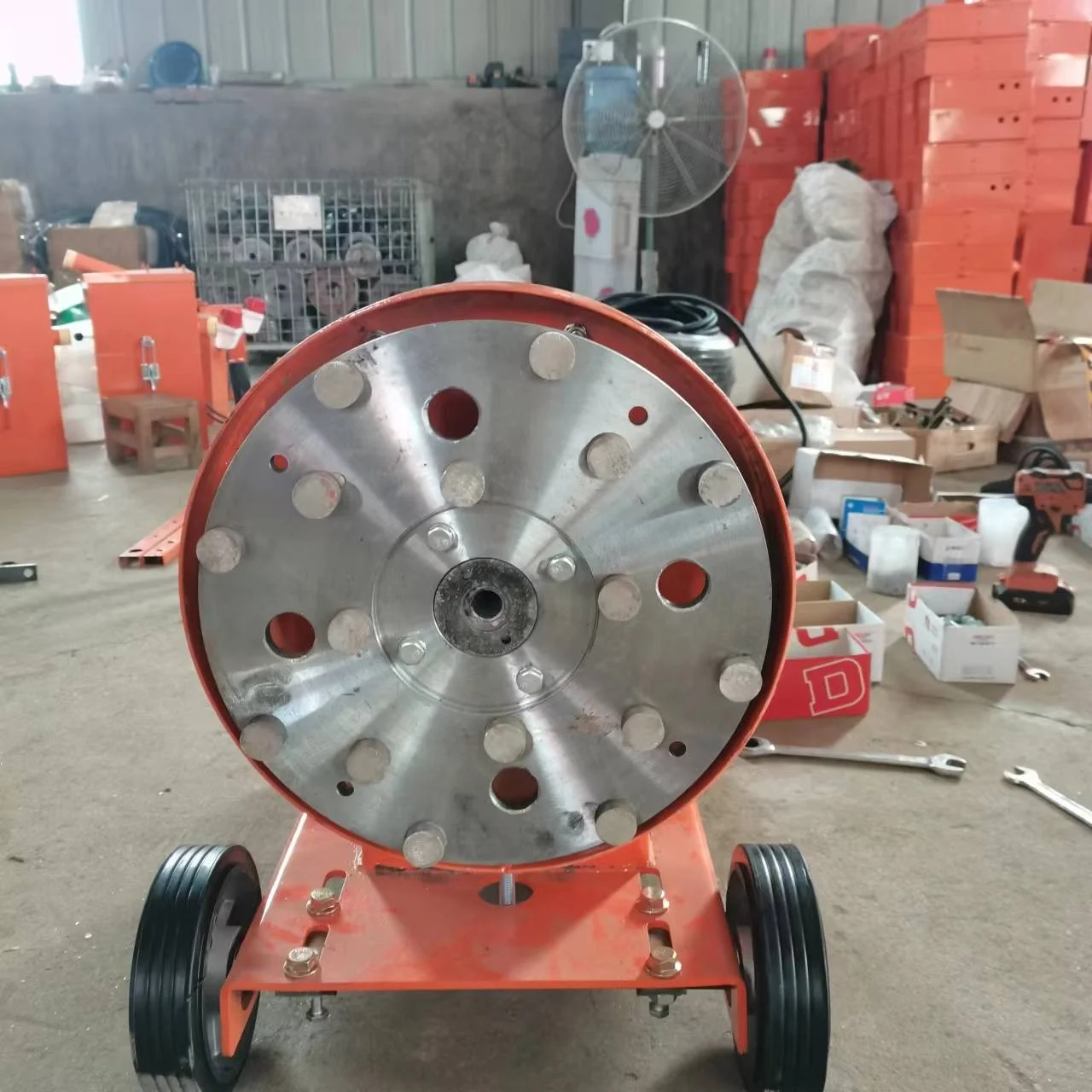 Double Plate 350mm 400mm Floor Grinder Concrete Grinding Sanding Machine Epoxy Floor Dust-free Grinding Machine