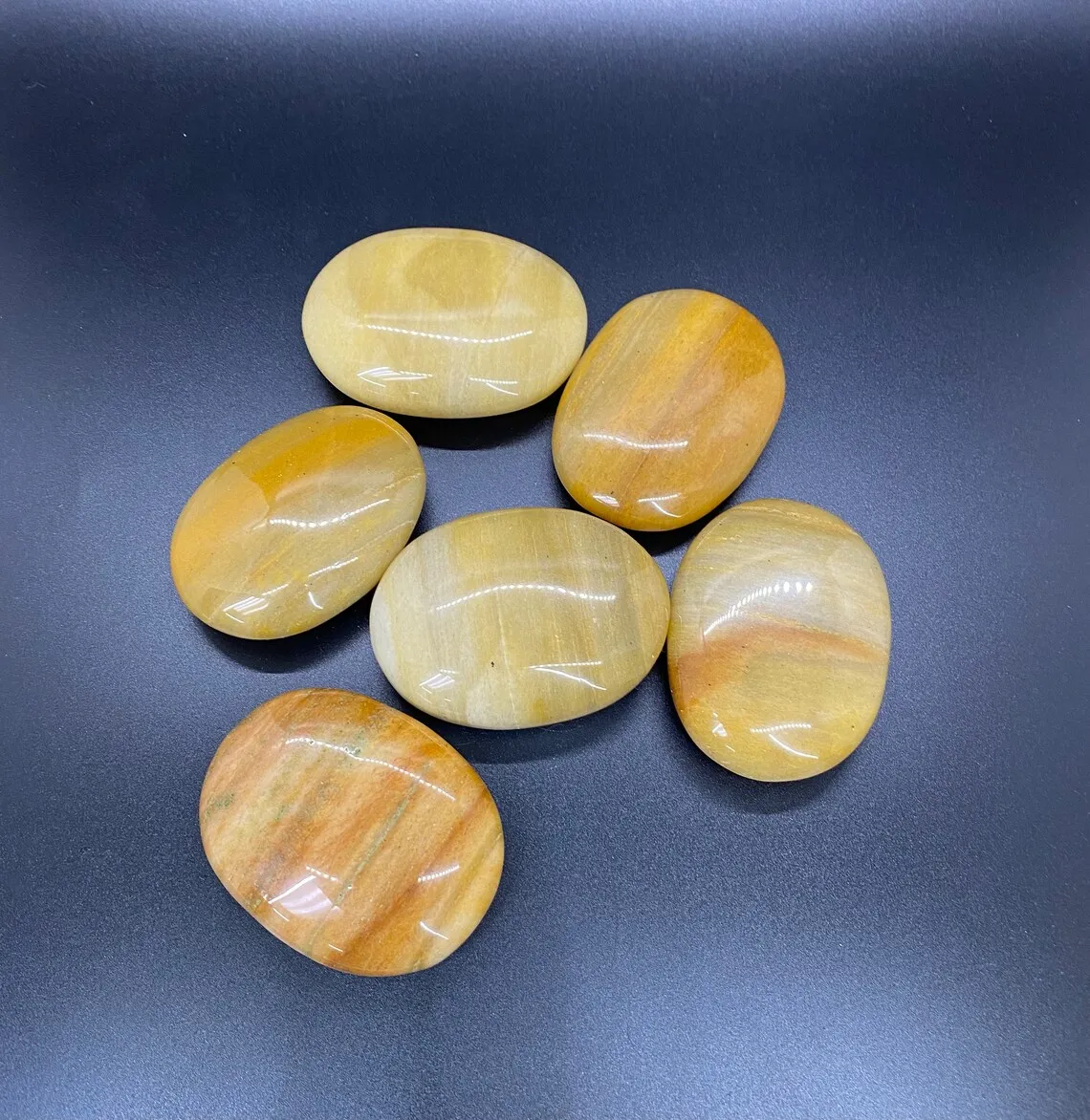 Wholesale High Quality Yellow Jasper Palm Stones Gemstone Yellow Jasper Palm Stone For  Healing & Home Decoration Buy Onlin