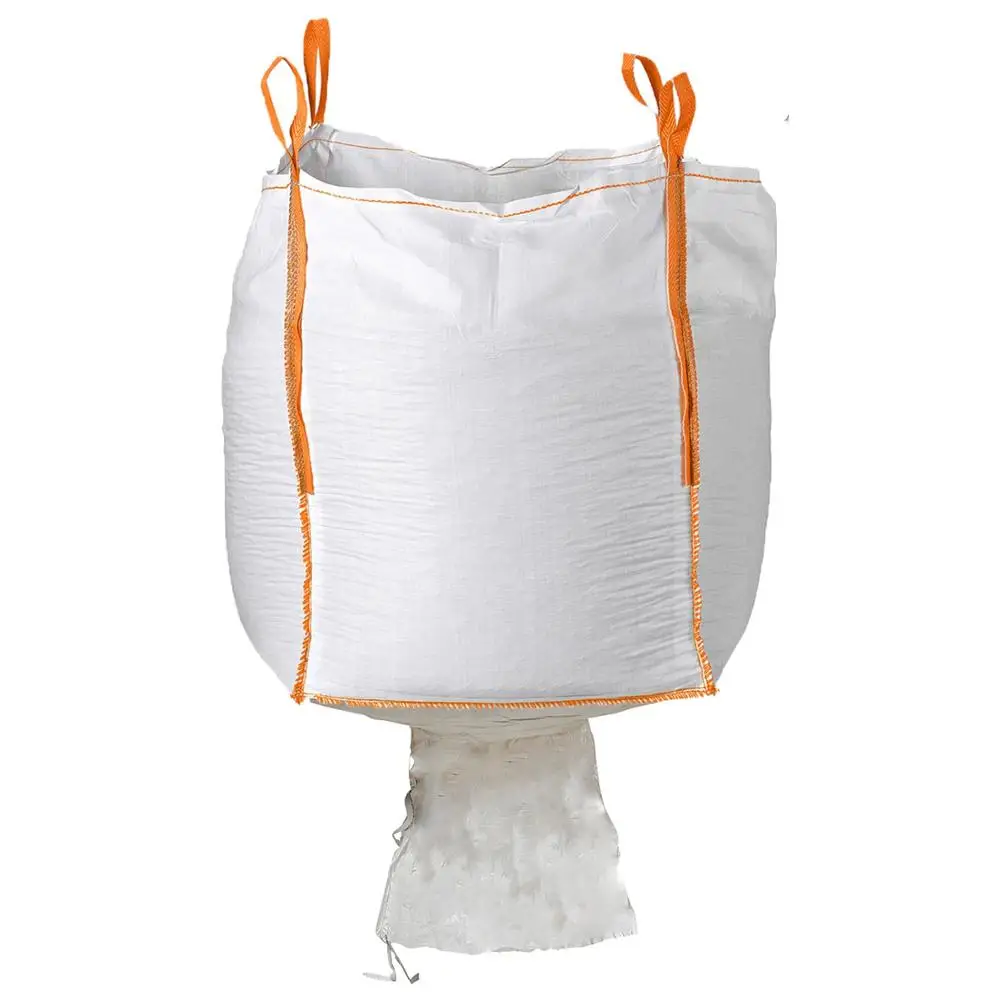 Pp Jumbo Bag Best Quality 1.3ton Pp Jumbo Bag White Color Pp Bulk Bag
