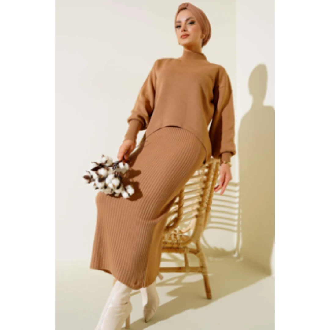 New Season Women Winter Islamic Clothing Abaya Dress Kaftan Tunic Dubai Muslim Islamic Fashion Turkish Made Islamic Dresses