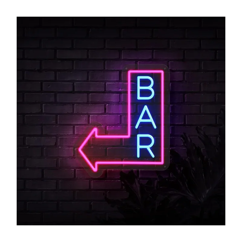 Illuminated Sign Signage Neon Night Light Good Vibes Neon Sign For Beer Bar Event Party