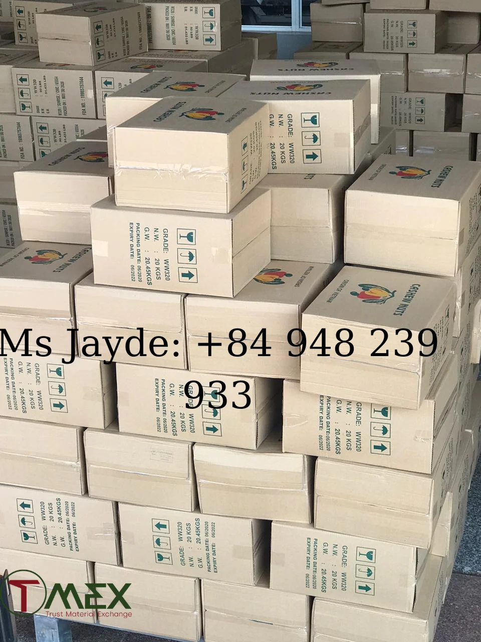 Высококачественные вьетнамские орехи кешью класса WW240 горячий продукт из Вьетнама упаковка по