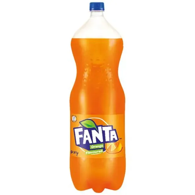 Оригинальный газированный напиток Fanta со вкусом экзотического апельсина 2 л для вечеринок и ежедневного использования питья с гидратацией по лучшим ценам