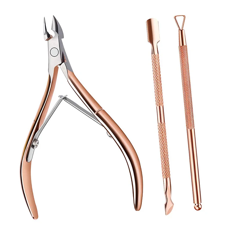 Double Sided Stainless Steel Nipper and Nail Cleaner high quality unique design OEM service personalized nail Nipper