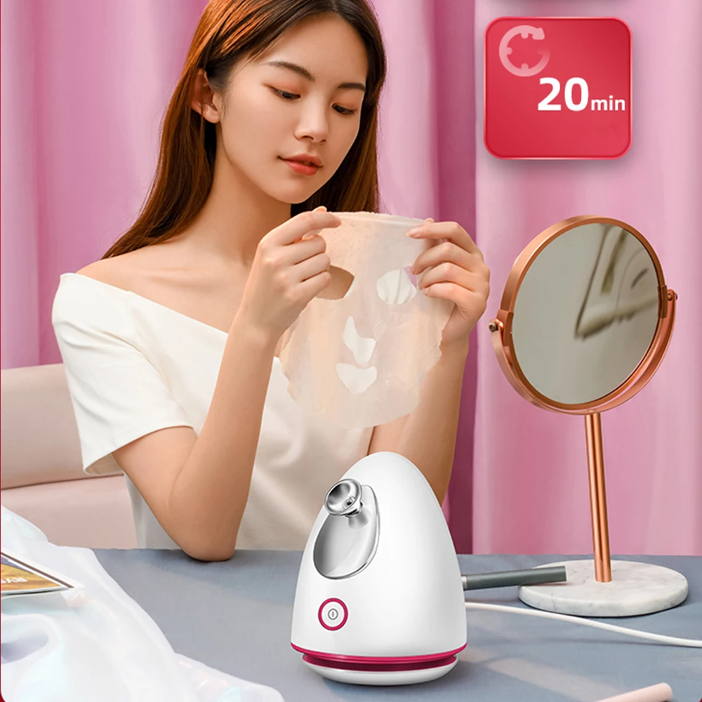Hot Mist Sprayer Nano Face Spa Ionic Humidifier Steamer Facial Sauna