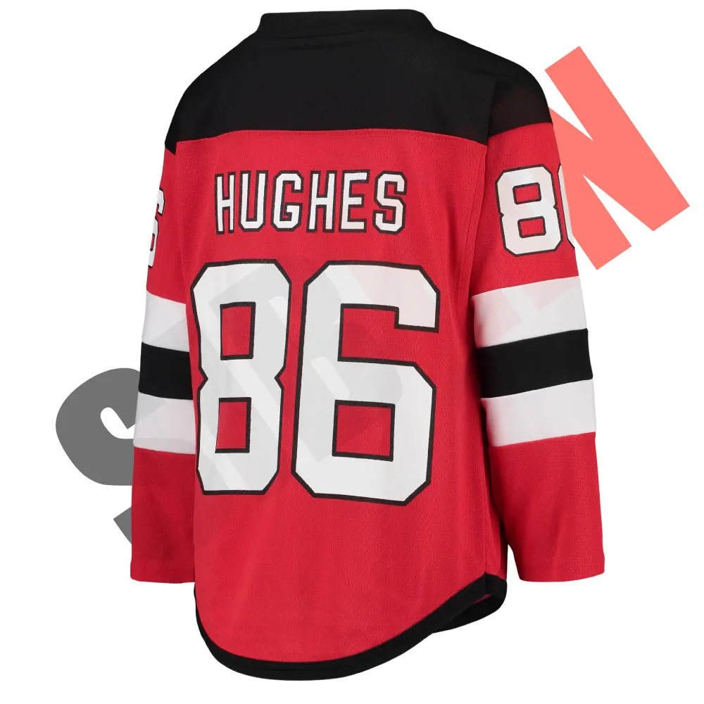 Wholesale Custom Design Collar Premium Professional New Jersey Devils Breathable Polyester Mesh V neck Hockey Leagues Jerseys