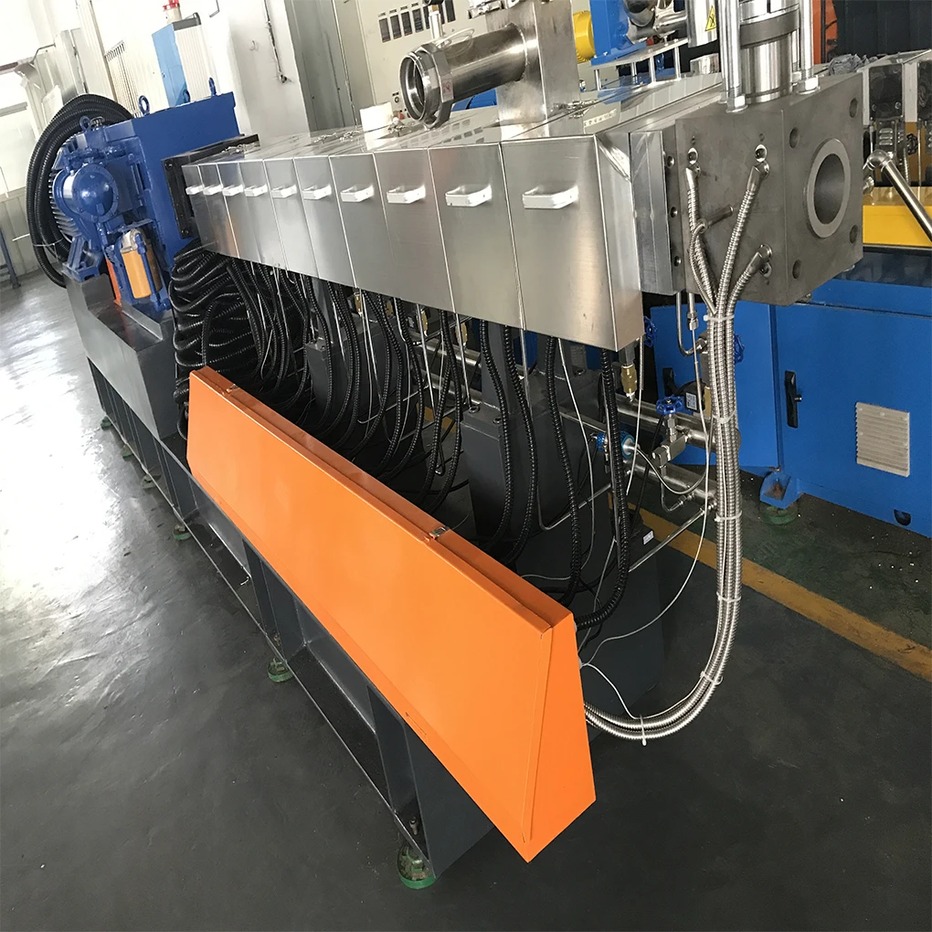 Pellet Granulator Machine  Plastic Pelleting Twin Screw Extruder