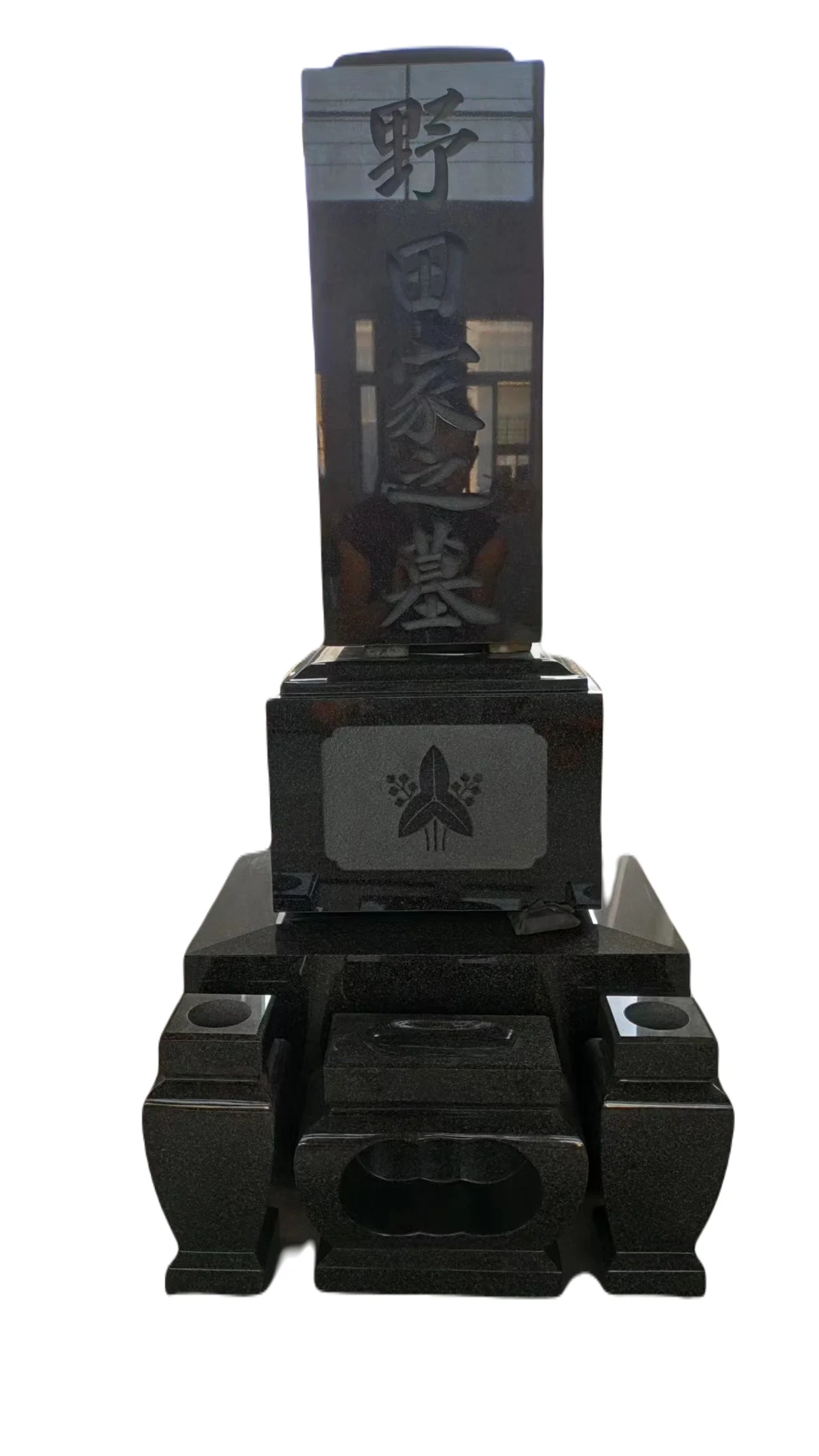 Custom Made Tombstone Granite for Good Quality Headstone Grey Granite Tombstone  Simple Design Tombstone Headstone Cross