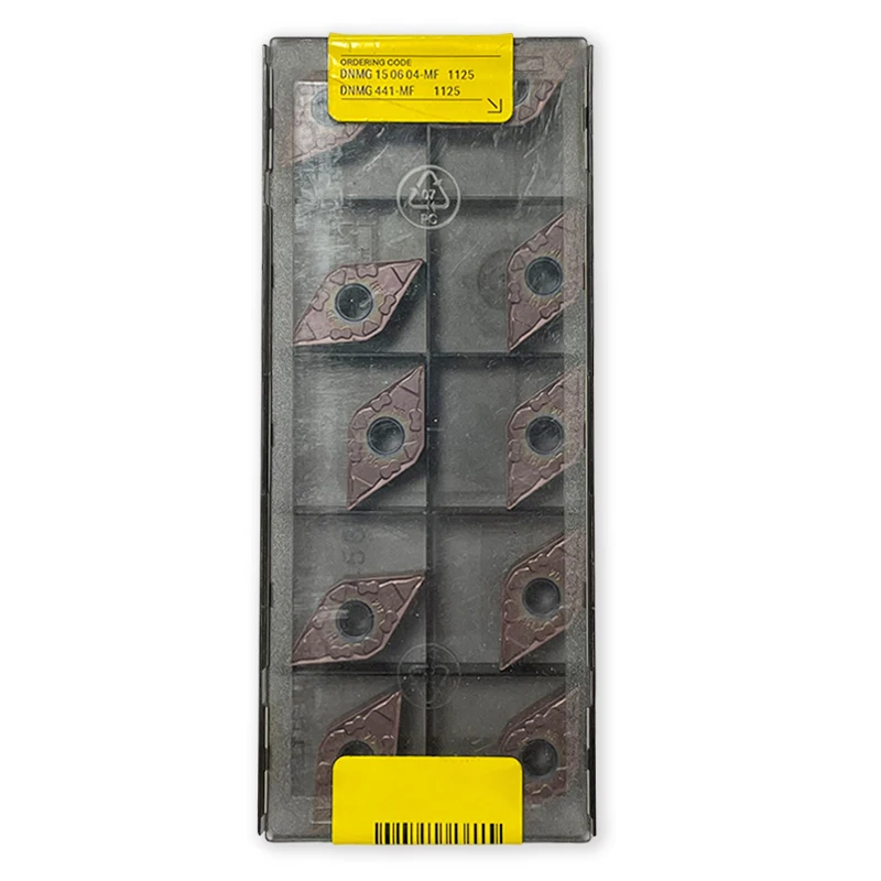 DNMG150604-MF 1125 Tungsten Cemented Carbide PVD Coating Turning Inserts CNC Lathe Cutting Tools For Cast Iron And Steel