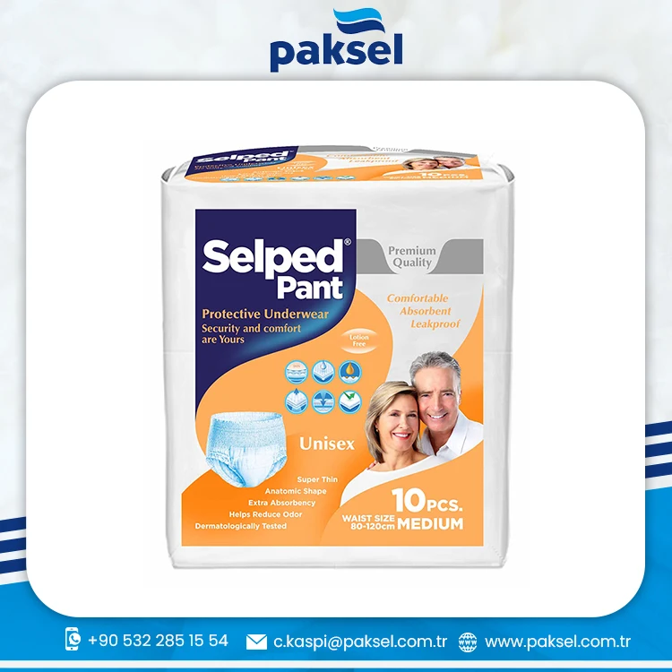 Wholesale Premium Quality Selped Pant Protective Underwear Comfortable and Soft Unisex Adult Diaper at Factory Price