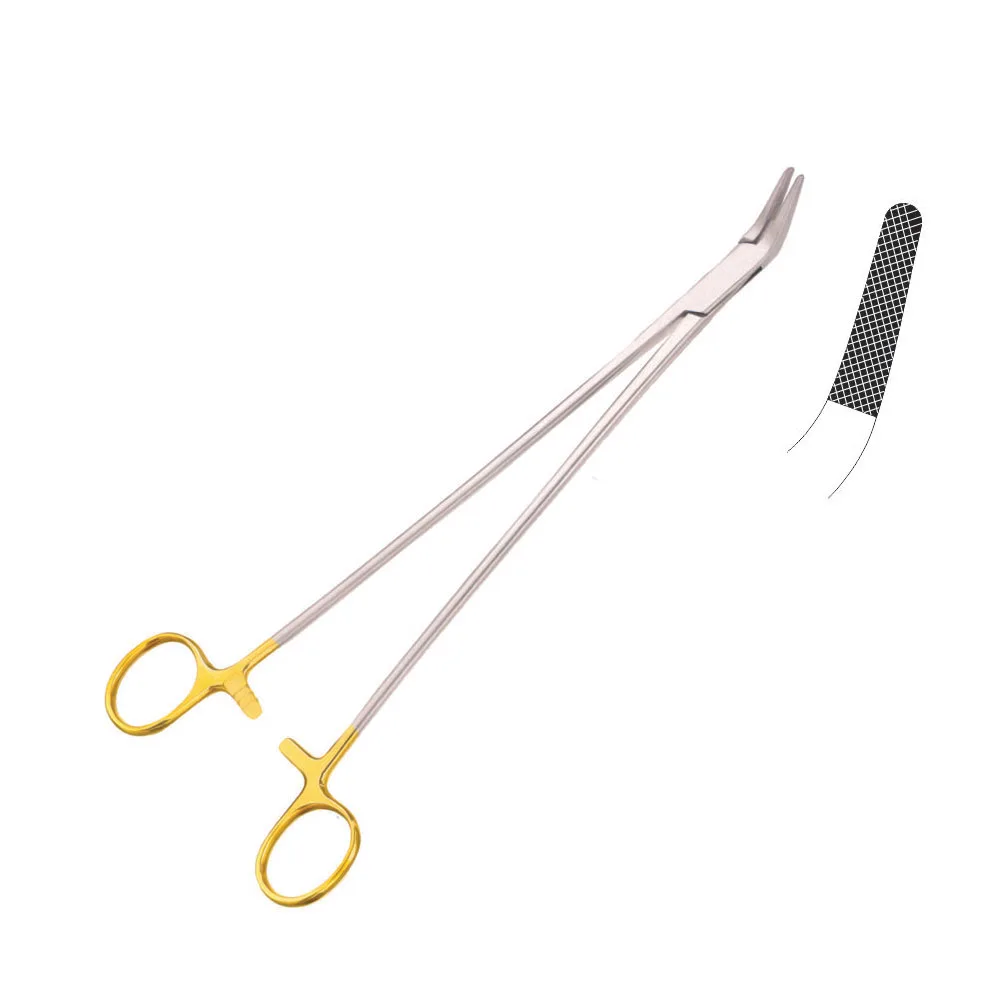 Best Quality Ryderr French Eye TC Needle Holder Stainless Steel Needle Holding Forceps 20.0 cm