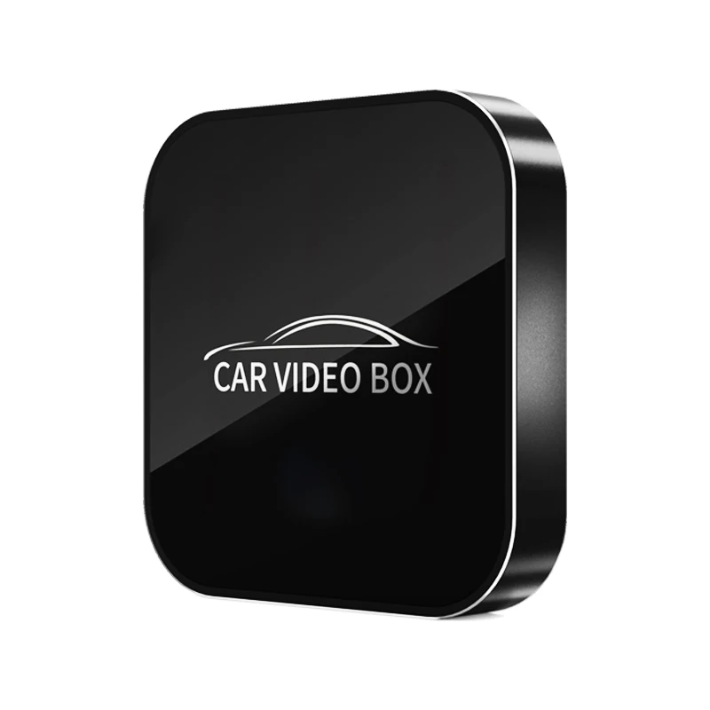 2024 год черная квадратная форма Youtube Netflix Box Carplay Android Auto 2 в 1