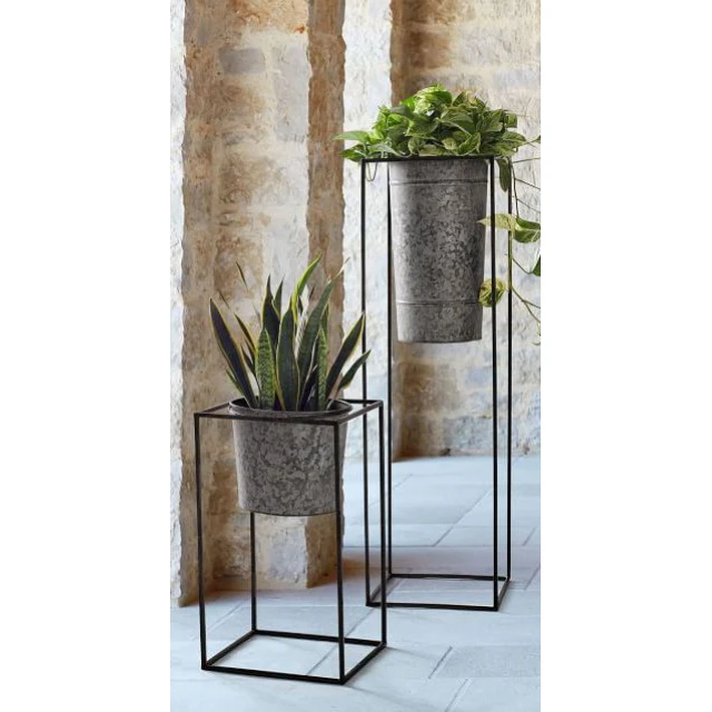 Flower Pots New Folding Gold Garden Indoor Round Iron Big Large Wholesale Iron Cheap Planters Stand Plant Flower Pots For Plant