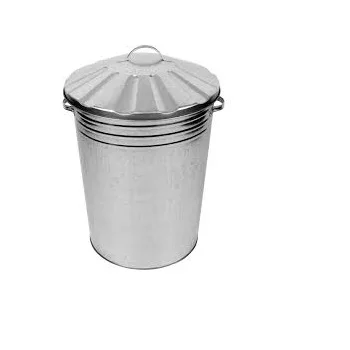 Garbage Can Container Outdoor Street Dustbin Perforated Handmade Trash Can Dustbin Metal Mesh Waste Bins Waste Basket