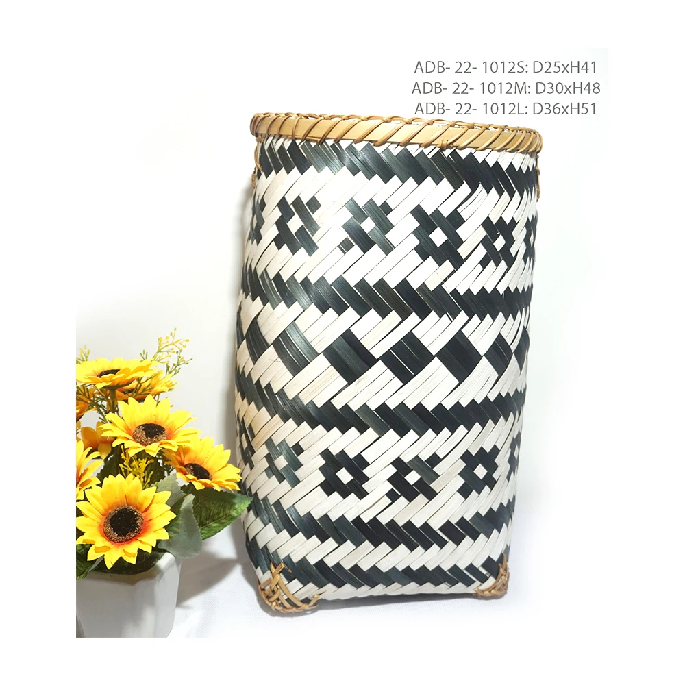 Wholesale Home Storage & Organization Handwoven Bamboo Wicker Laundry Bask With Best Price