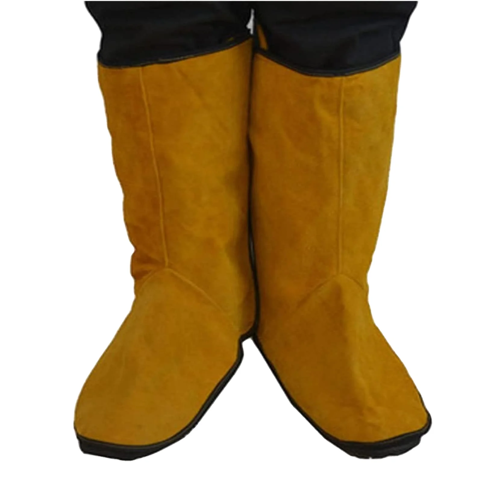 High Quality Leather Welding Shoe Cover Heat & Spark Resistant Safety Boot Cover Foot protection Industrial Welding Protection
