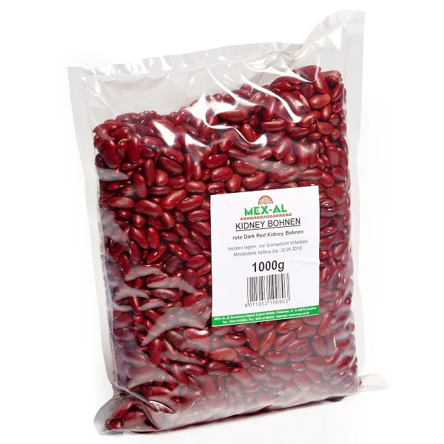 Polished Organic Non-GMO Dark Red Kidney Beans rice and beans red kidney bean