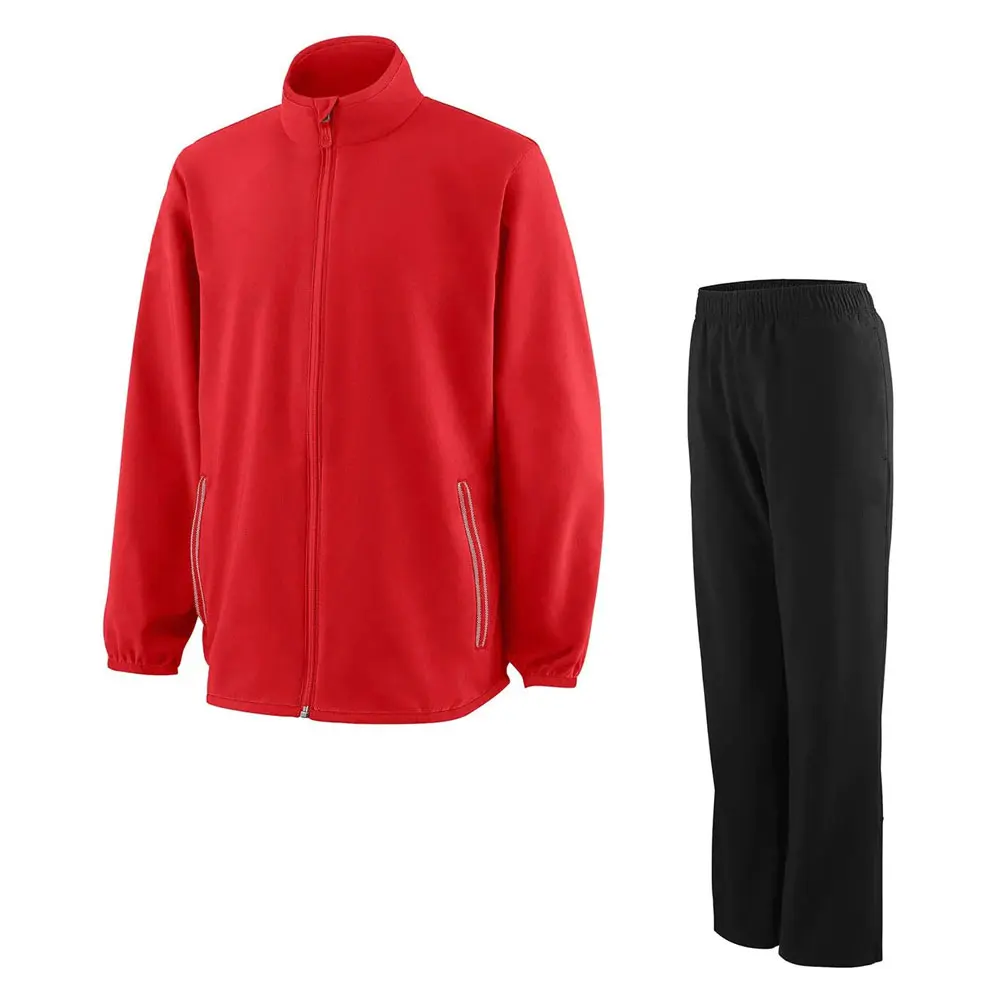 In Stock Wholesale Price Warm up Tracksuit Soccer Sports Autumn Team Wear Custom Logo Service Team Warm Up Track Suit