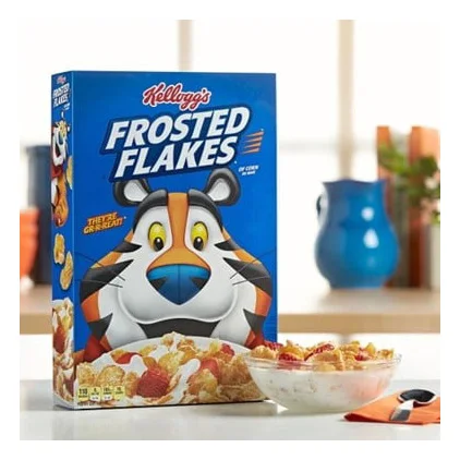 frosted flakes Replacement 175g Corn Flake Instant Oatmeal Chocolate Frosted Flakes Kelloggs 369g