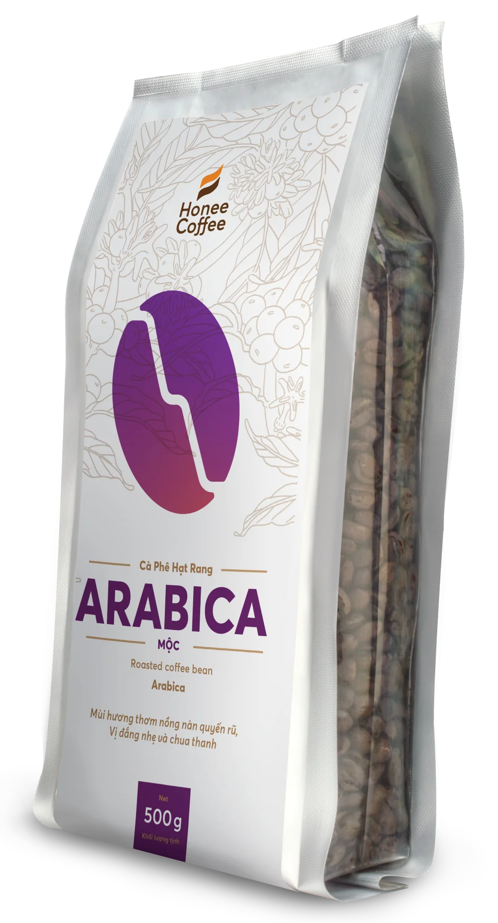 Honee Coffee - Freshly Roasted Arabica Coffee Beans - Best Coffee Roaster 1 kg per bag made in Viet Nam