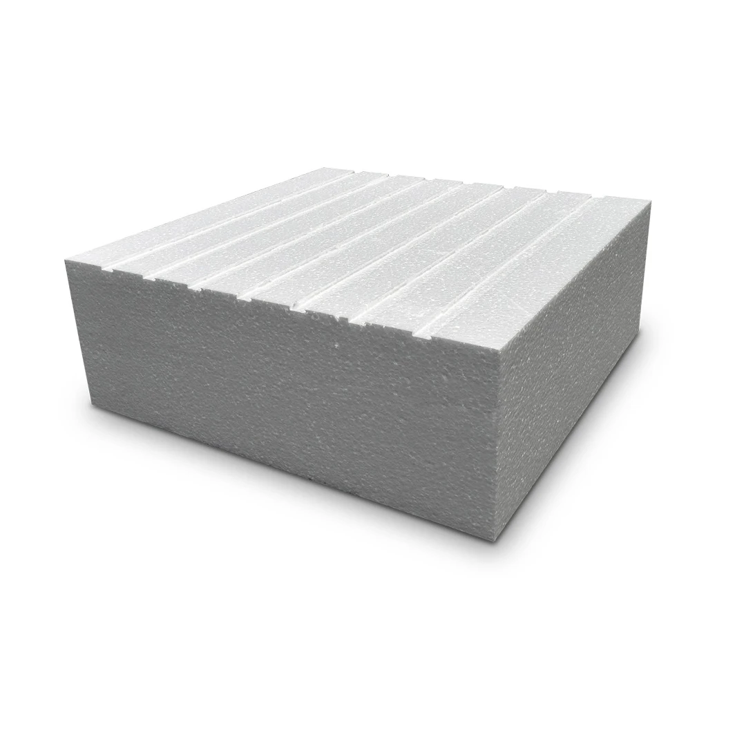 Expanded polystyrene blocks for international shipping and trade