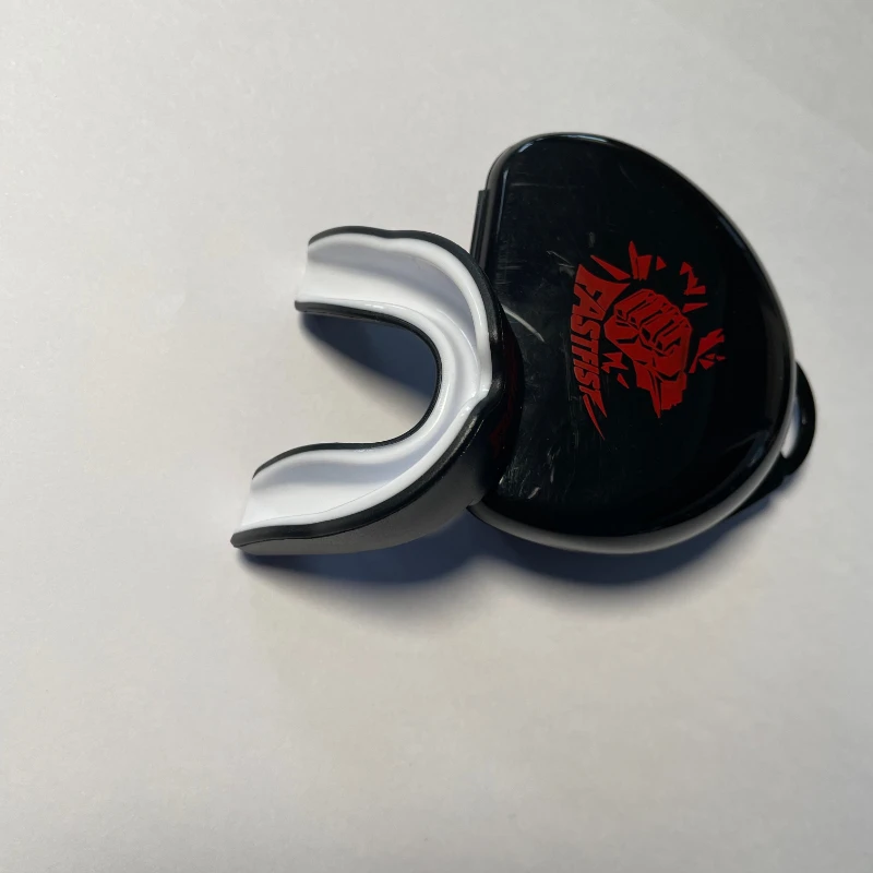 Black white boxeo protector bucal mouth guard manufacture custom gum shield For Muaythai Training Dental Tooth