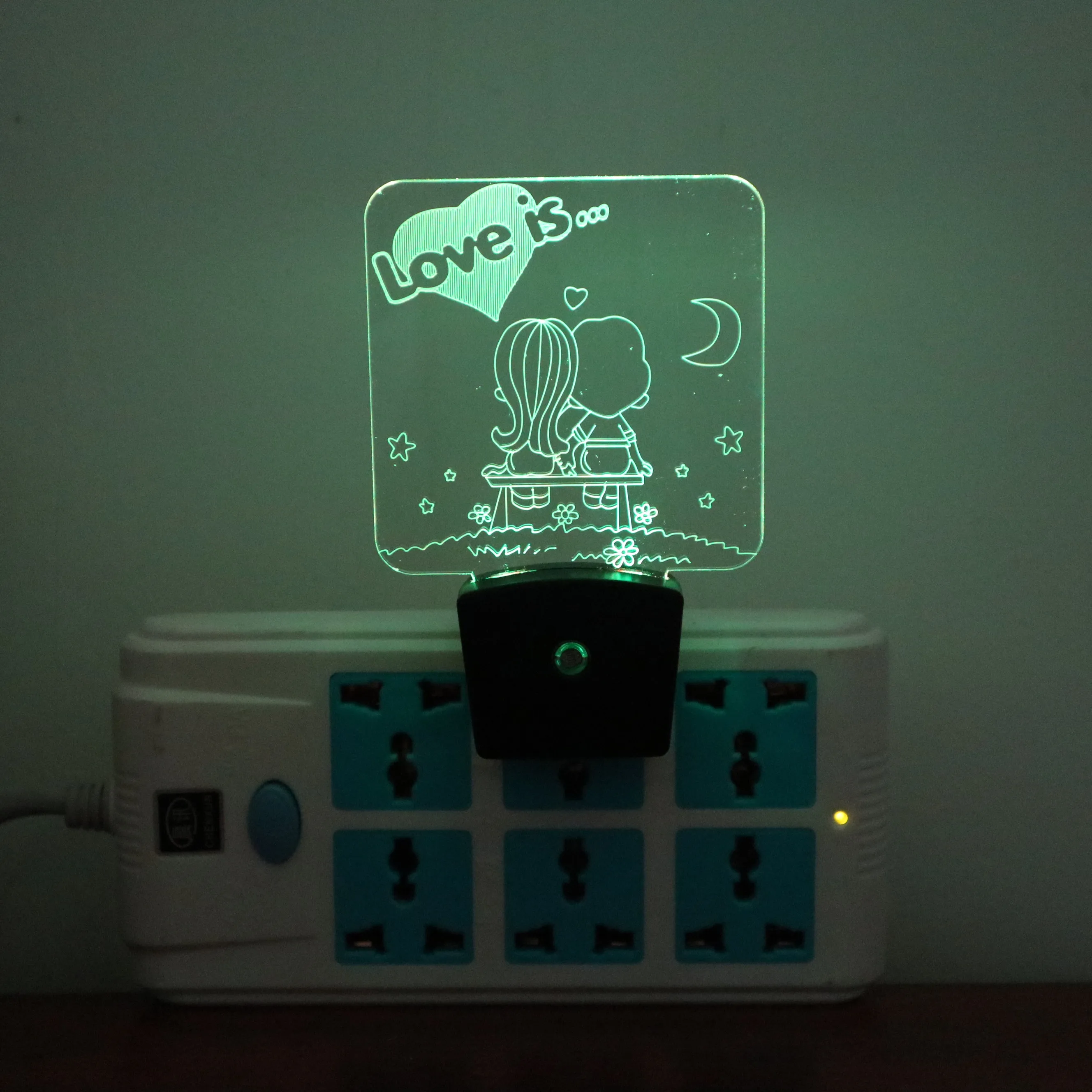 Strange New Led Creative Gift 3d Night Light Electronic Product Table Lamp Acrylic Usb 3D plug lamp